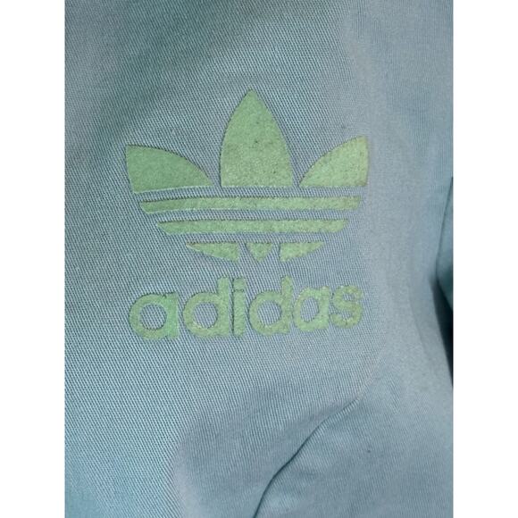 Vintage Y2K Adidas Light Blue Zip-Up Track/Tennis Sport Jacket/coat Women Large - Picture 5 of 9